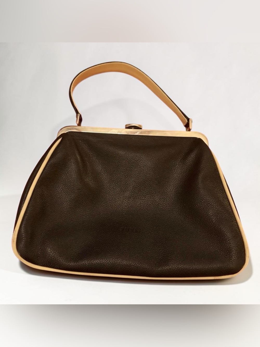 vintage Furla Frame Handbag